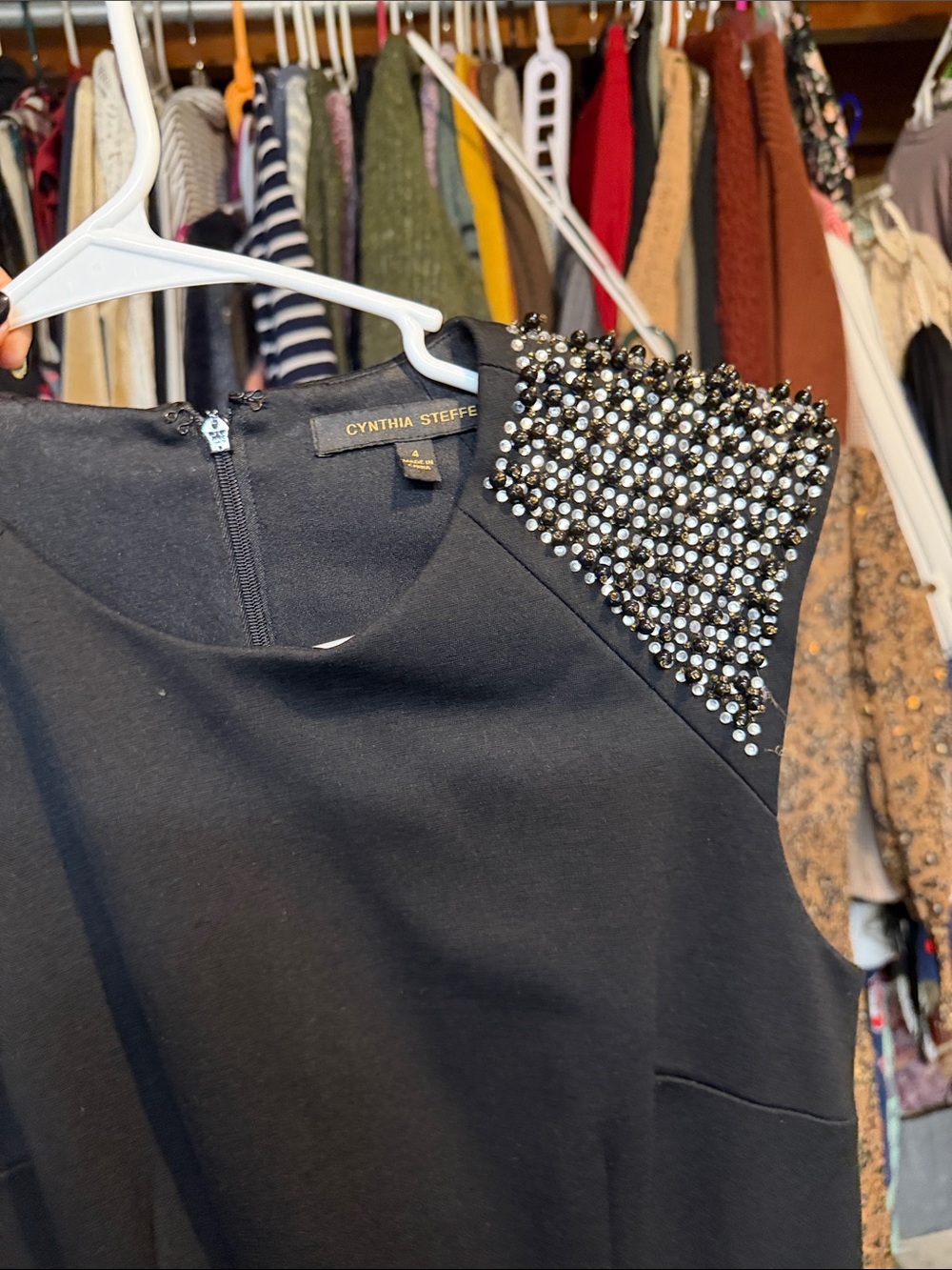 vintage little black dress, Cynthia Steffe